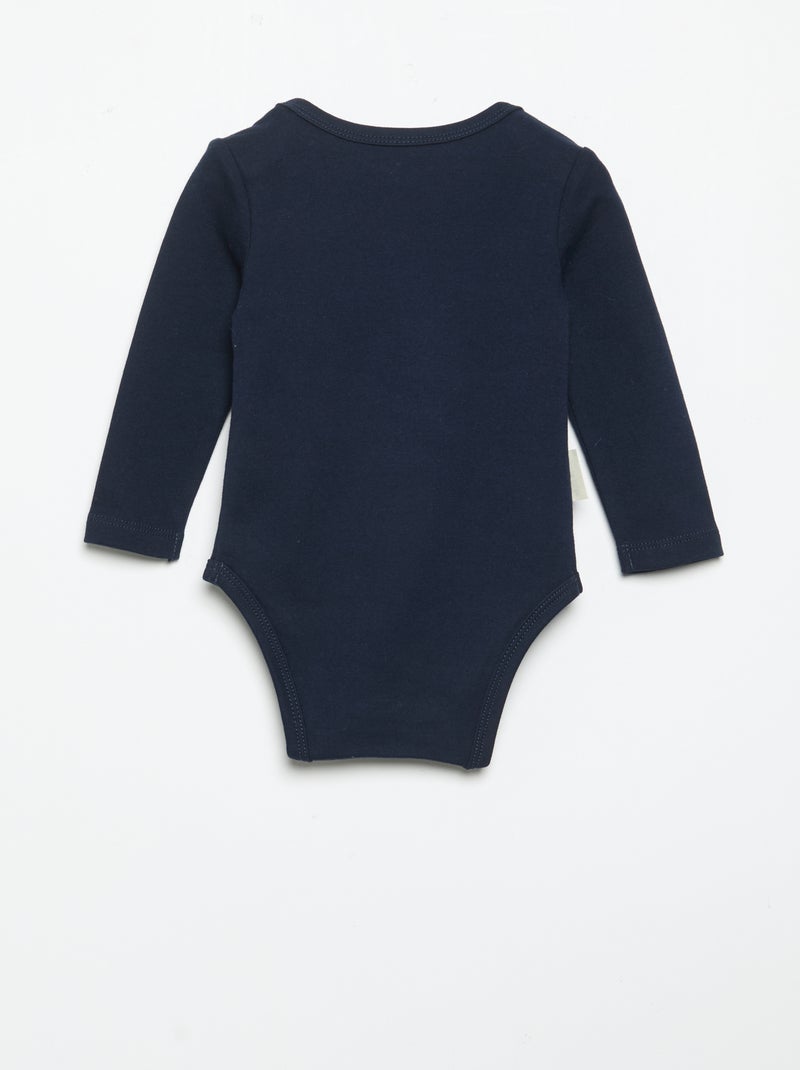 Set van 2 rompertjes 'Petit Béguin' Blauw - Kiabi