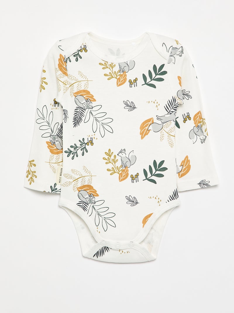 Set van 2 rompertjes 'Petit Béguin' Groen - Kiabi