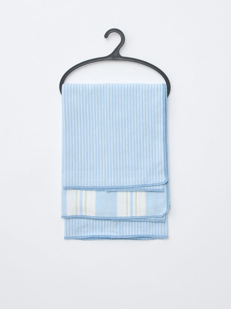 Set van 2 servetten Blauw - Kiabi