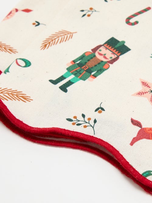 Set van 2 servetten met kerstprint - KIABI Home - Kiabi Set van 2 servetten met kerstprint - KIABI Home - Kiabi