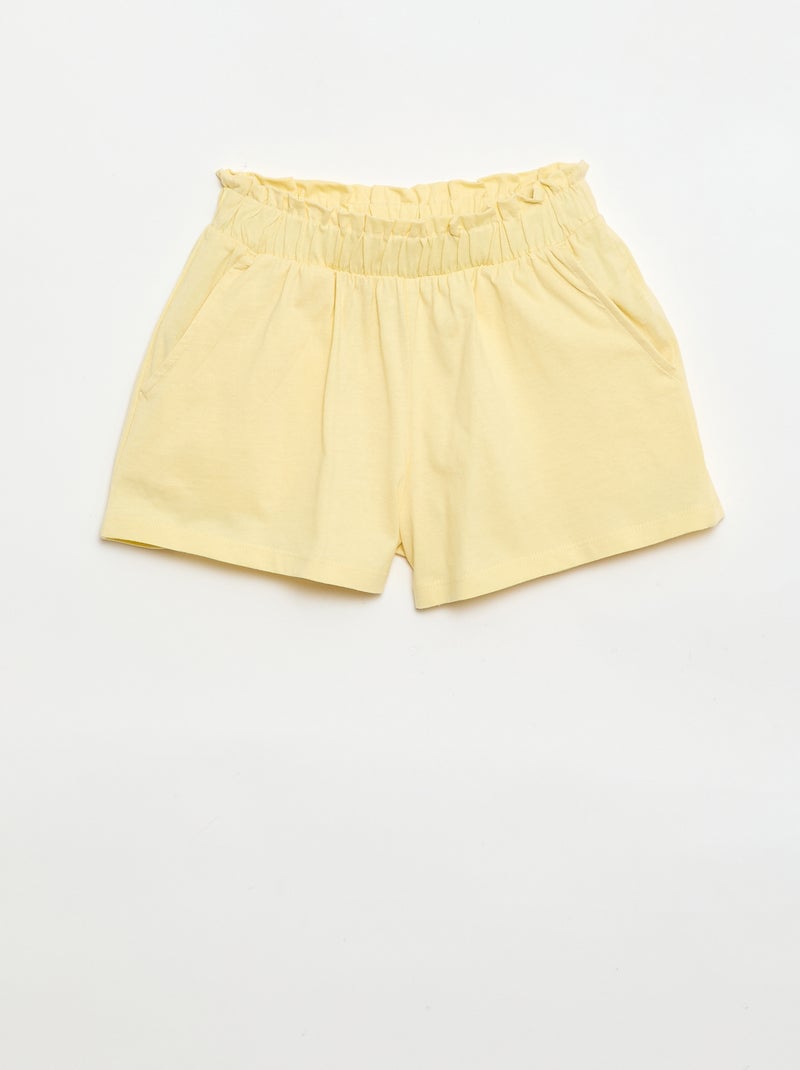 Set van 2 shorts met elastische taille Blauw - Kiabi
