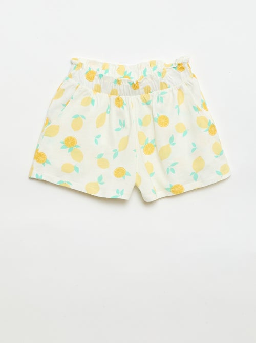 Set van 2 shorts met elastische taille - Kiabi