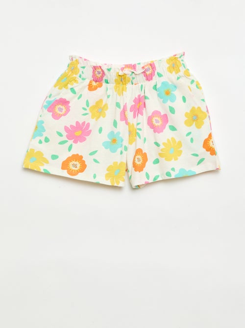 Set van 2 shorts met elastische taille - Kiabi