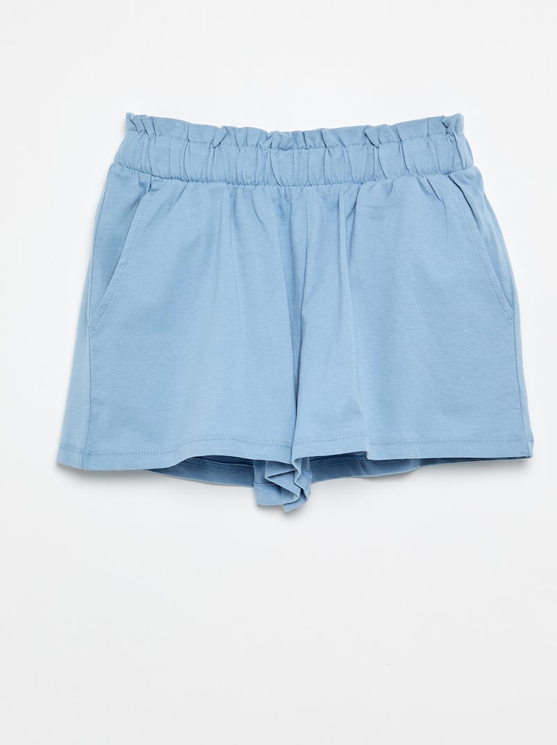 Set van 2 shorts met elastische taille Wit - Kiabi