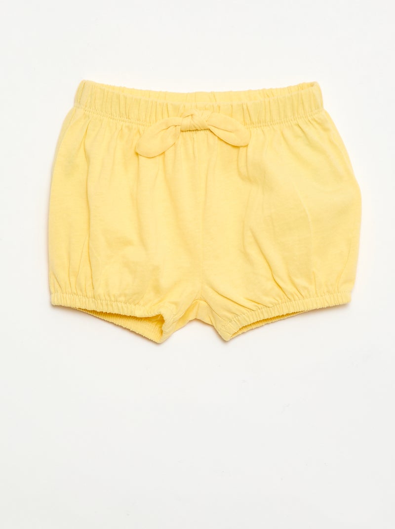 Set van 2 shorts met fantasie strikjes Blauw - Kiabi