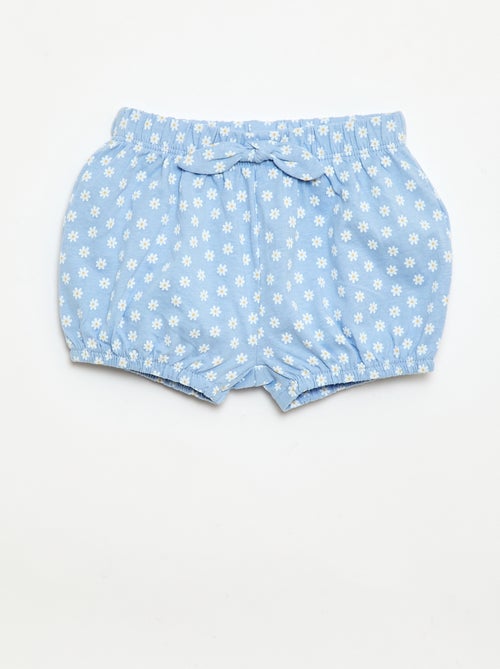 Set van 2 shorts met fantasie strikjes - Kiabi