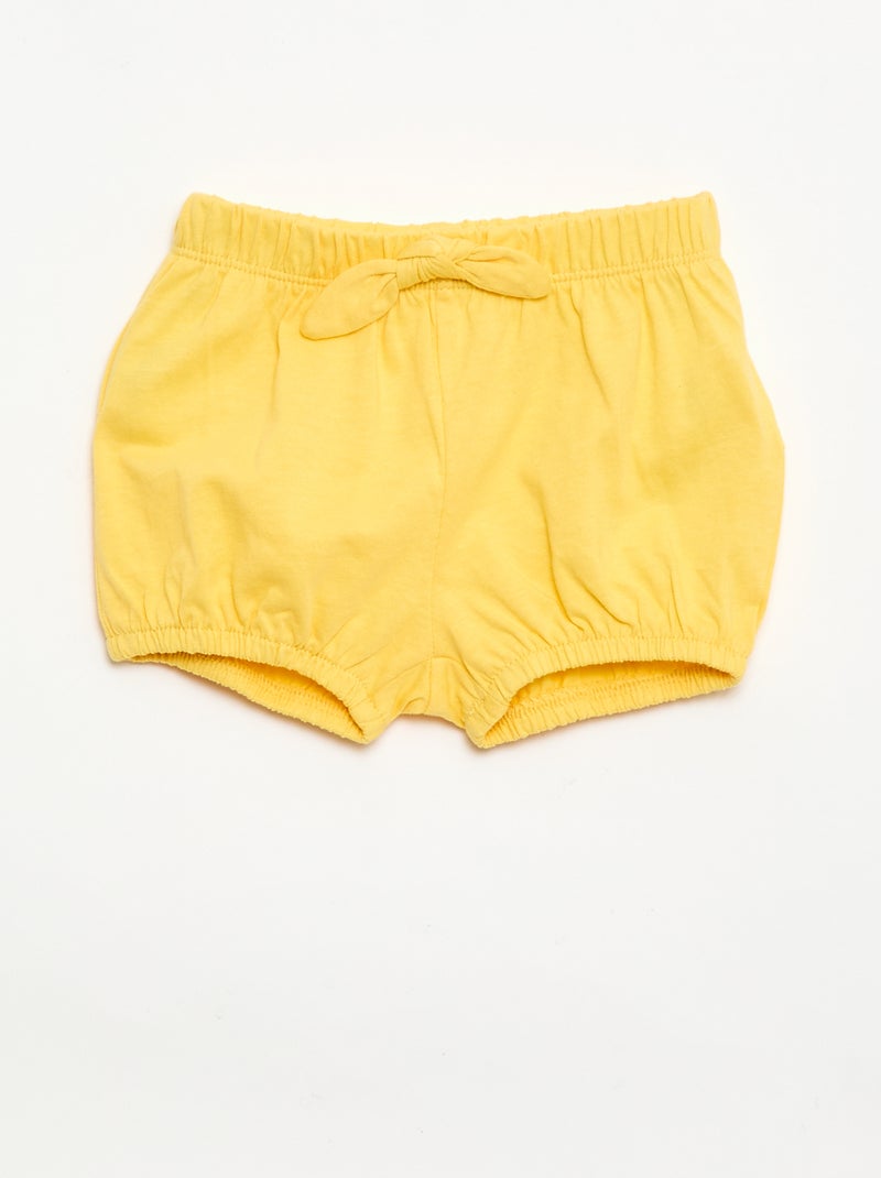 Set van 2 shorts met fantasie strikjes Blauw - Kiabi