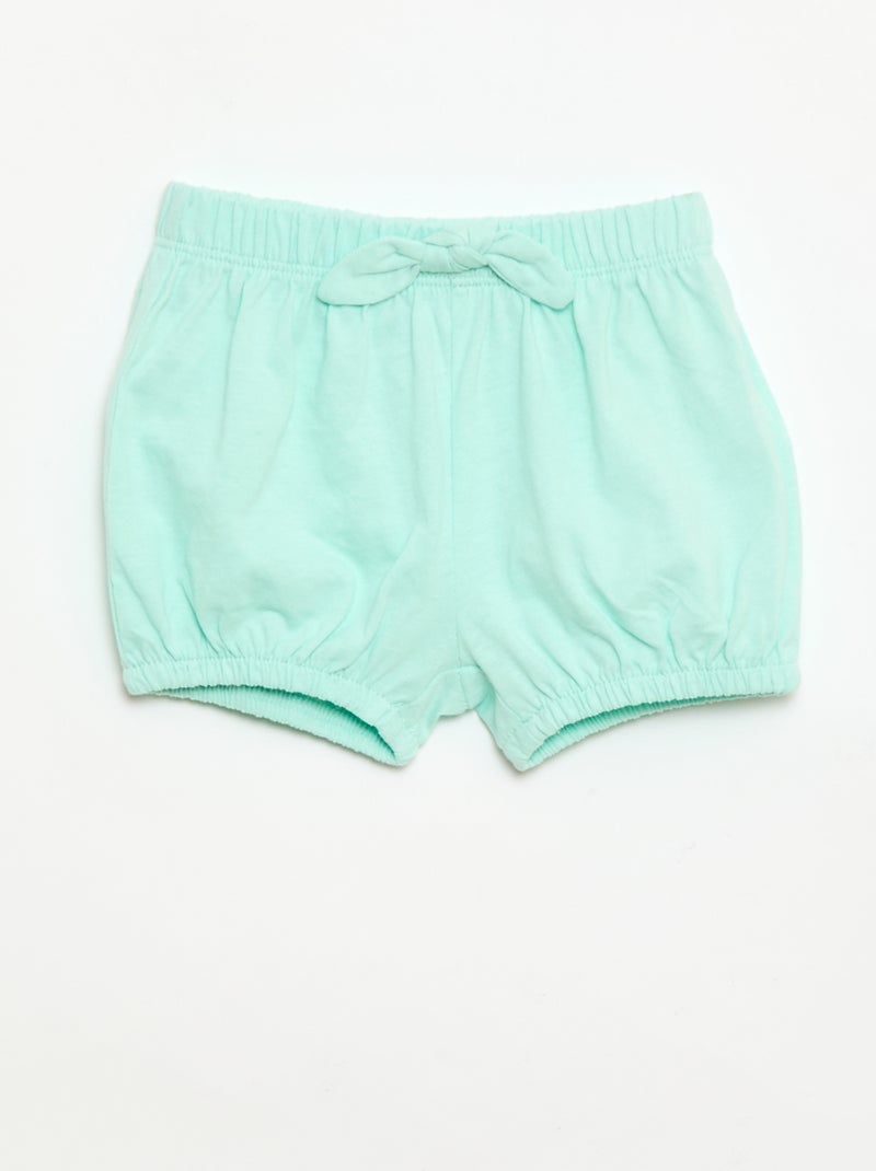 Set van 2 shorts met fantasie strikjes Rose - Kiabi