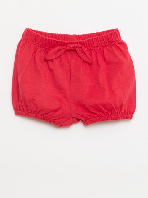 Set van 2 shorts met fantasie strikjes - Kiabi