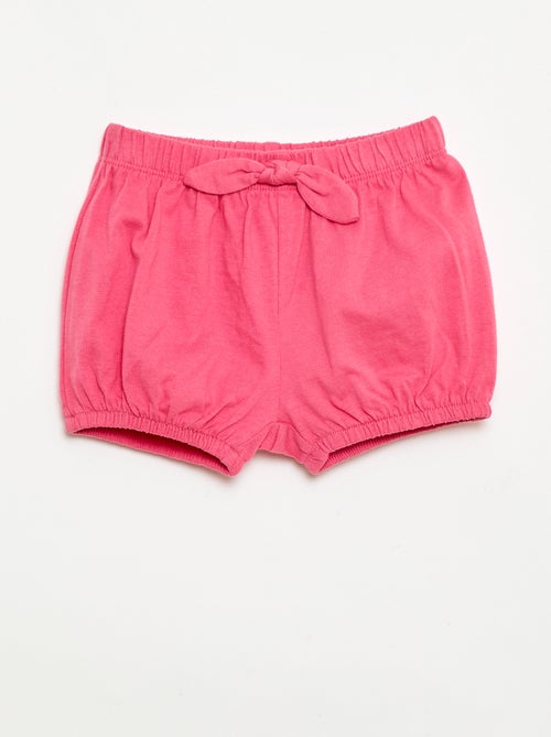 Set van 2 shorts met fantasie strikjes - Kiabi