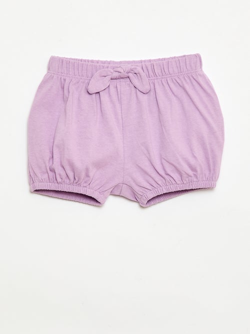 Set van 2 shorts met fantasie strikjes - Kiabi