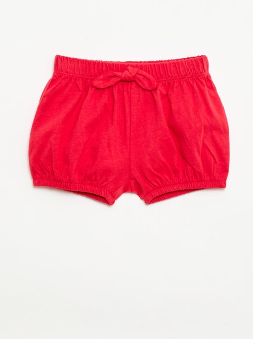 Set van 2 shorts met fantasie strikjes - Kiabi