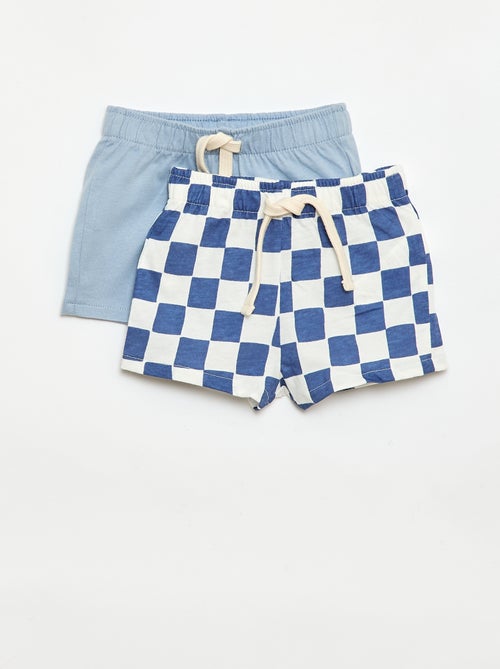 Set van 2 shorts van jersey - Kiabi
