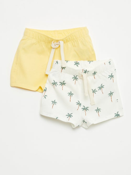 Set van 2 shorts van jersey - Kiabi