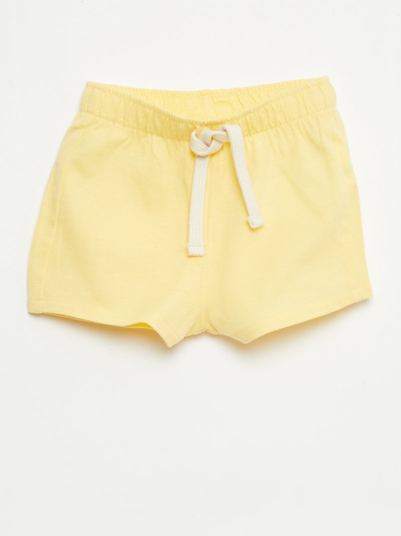 Set van 2 shorts van jersey Wit - Kiabi