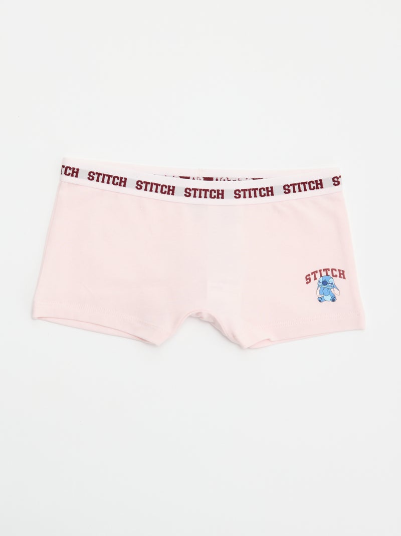 Set van 2 shorty's 'Disney' 'Stitch' Rose - Kiabi