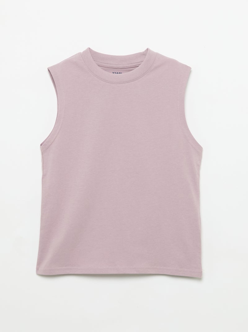 Set van 2 singlets met ronde hals Groen - Kiabi