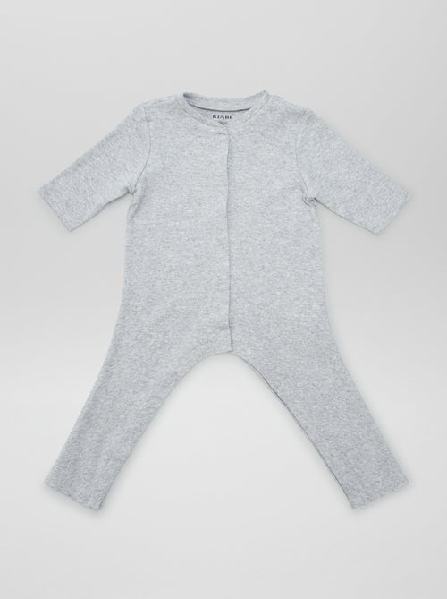 Set van 2 slaappakjes met opening - gemakkelijk aan te trekken collectie - Kiabi