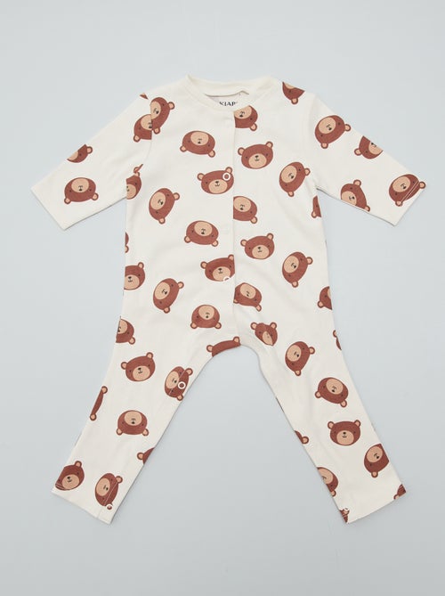 Set van 2 slaappakjes met opening - gemakkelijk aan te trekken collectie - Kiabi
