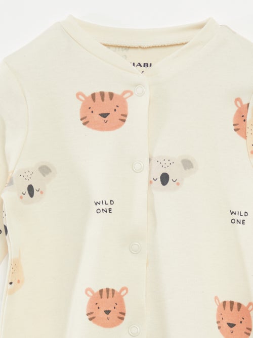 Set van 2 slaappakjes met opening - gemakkelijk aan te trekken collectie - Kiabi