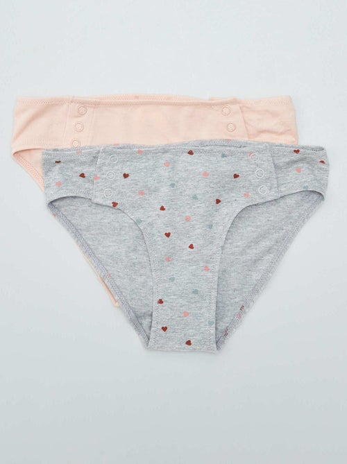 Set van 2 slips - gemakkelijk aan te trekken collectie - Kiabi