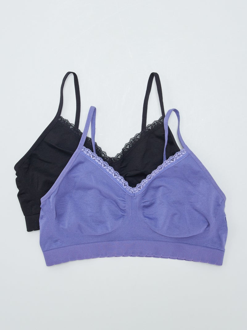 Set van 2 sportbeha's 'Billet Doux' PAARS - Kiabi