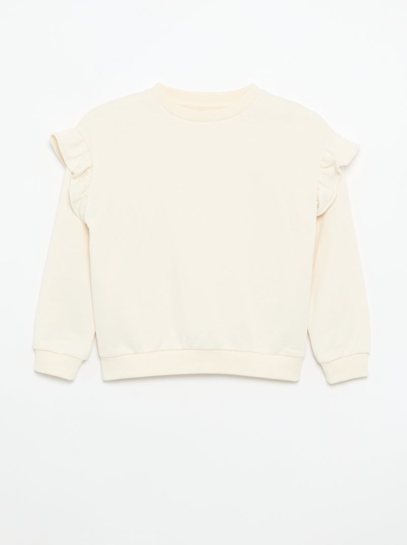 Set van 2 sweaters met ruches op de schouders Grijs - Kiabi