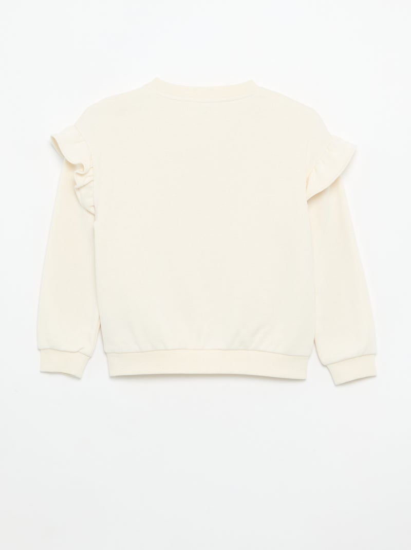Set van 2 sweaters met ruches op de schouders Grijs - Kiabi