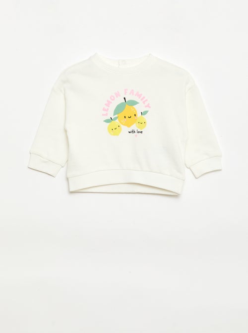 Set van 2 sweaters van lichte molton (French Terry) - 2 stuks - Kiabi