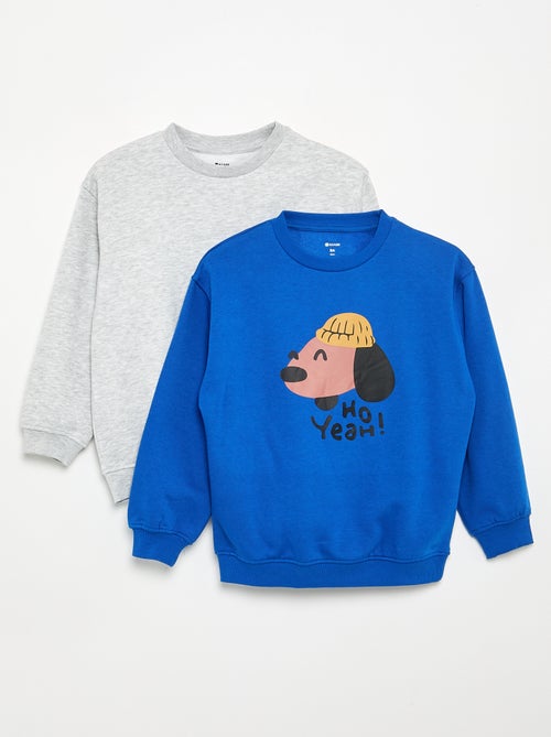 Set van 2 sweats met lange mouwen - Kiabi