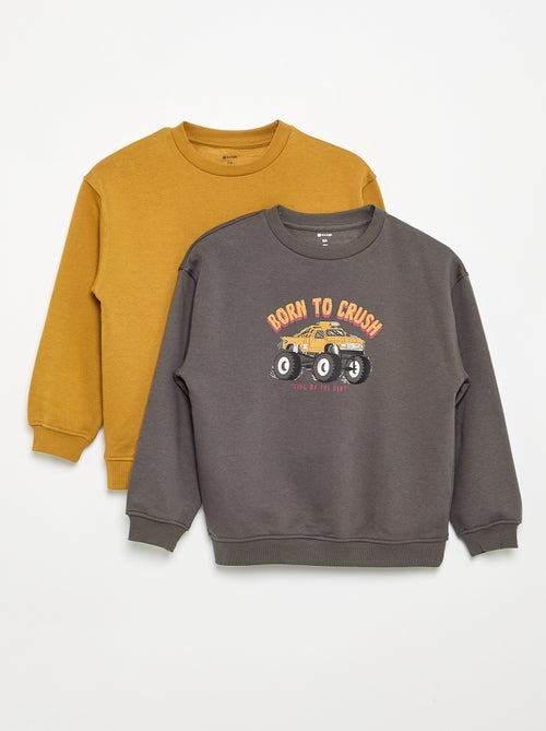 Set van 2 sweats met lange mouwen - Kiabi