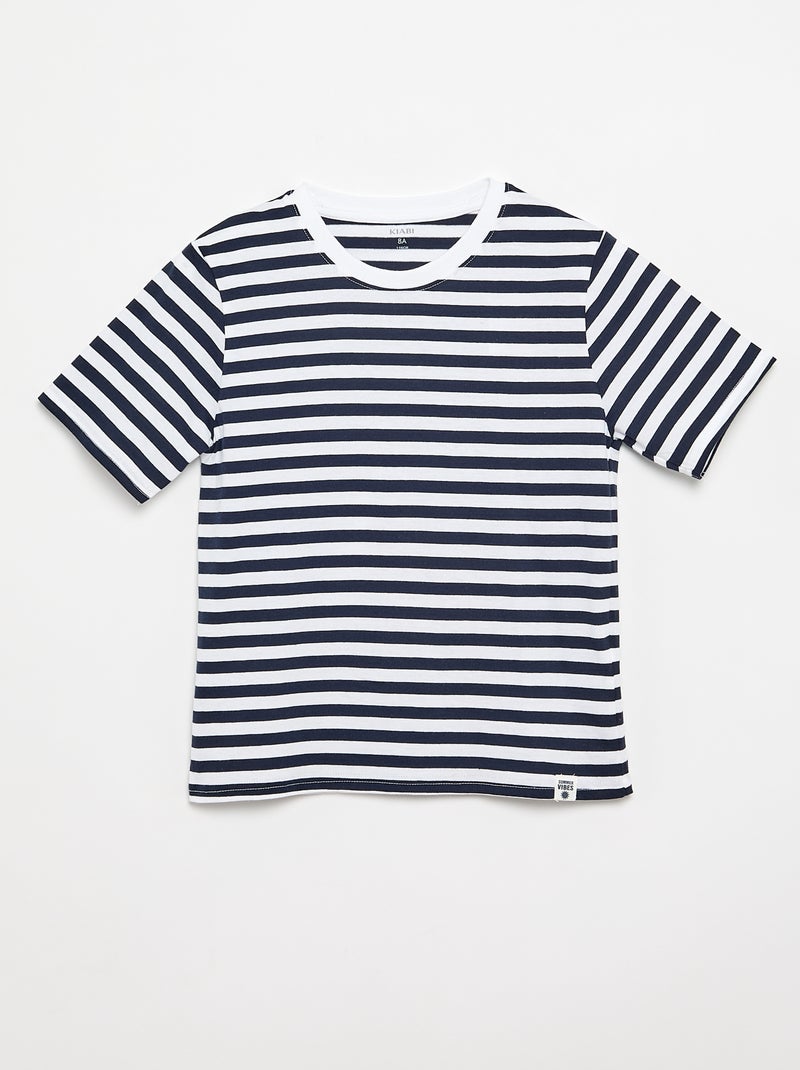 Set van 2 T-shirts Blauw - Kiabi