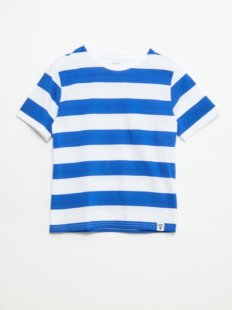 Set van 2 T-shirts Blauw - Kiabi
