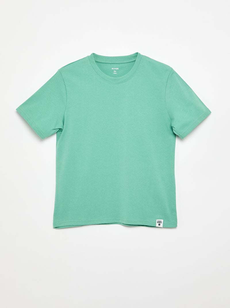 Set van 2 T-shirts Groen - Kiabi