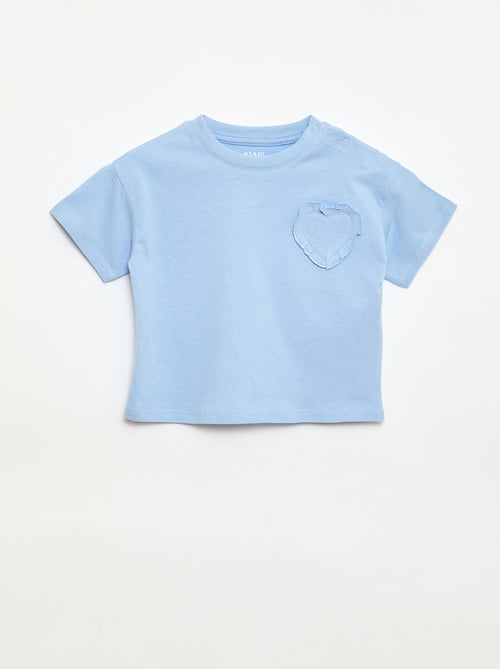 Set van 2 T-shirts met borstdetails - Kiabi
