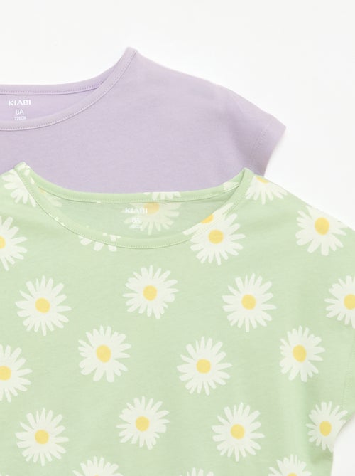 Set van 2 T-shirts met korte mouwen - 2 stuks - Kiabi