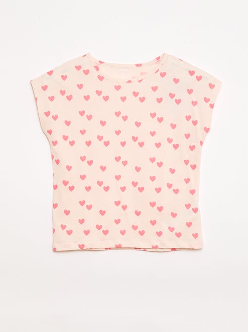 Set van 2 T-shirts met korte mouwen - 2 stuks - Kiabi