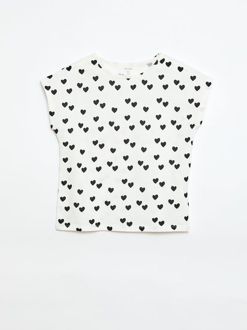 Set van 2 T-shirts met korte mouwen - 2 stuks - Kiabi