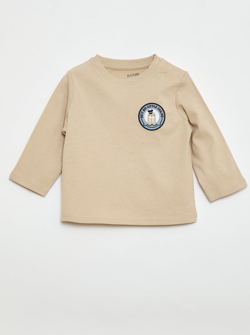 Set van 2 T-shirts met korte mouwen Blauw - Kiabi