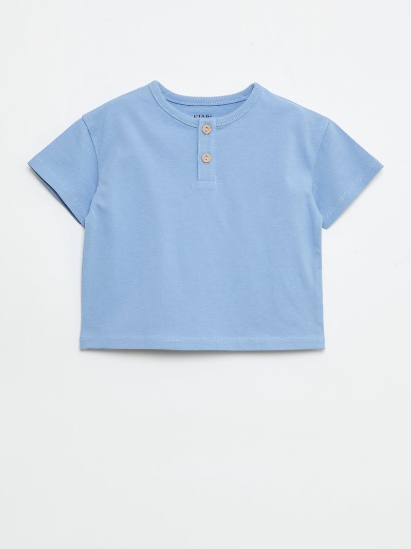 Set van 2 T-shirts met korte mouwen Blauw - Kiabi