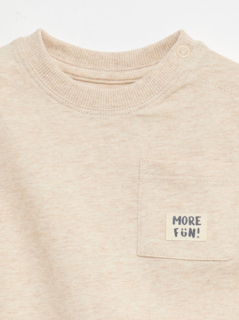 Set van 2 T-shirts met korte mouwen Blauw - Kiabi