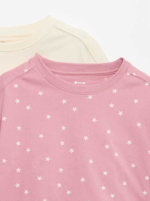 Set van 2 T-shirts met korte mouwen - Kiabi