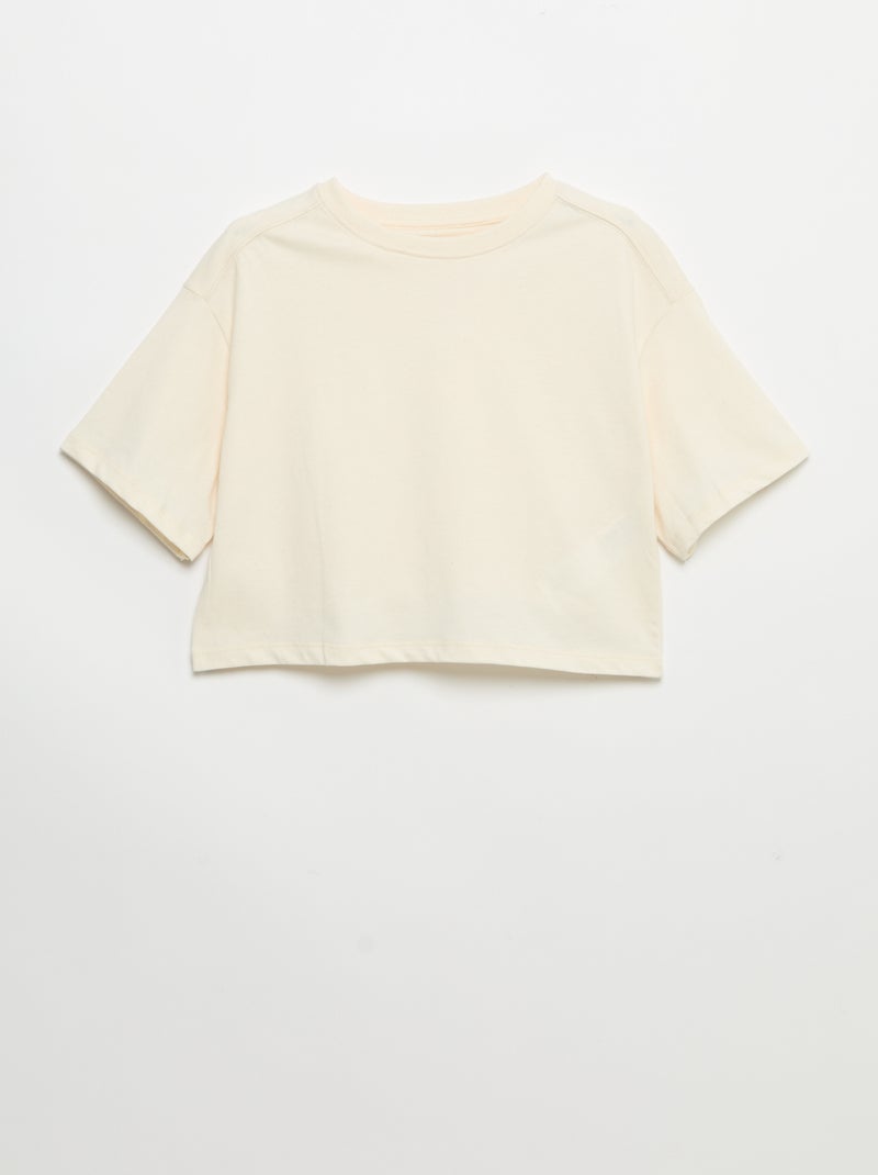 Set van 2 T-shirts met korte mouwen Paars - Kiabi
