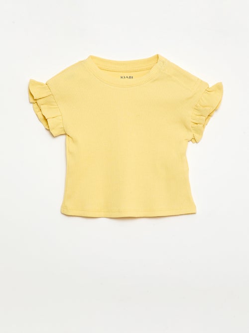 Set van 2 T-shirts met korte mouwen van jerseytricot - Kiabi