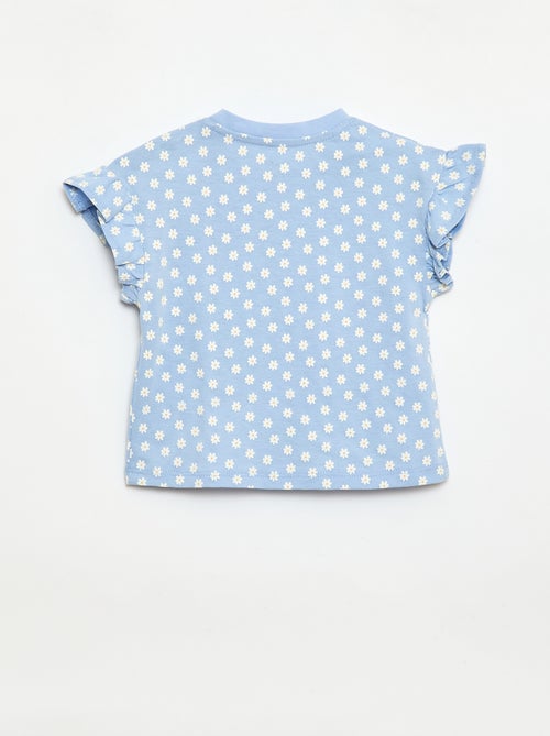 Set van 2 T-shirts met korte mouwen van jerseytricot - Kiabi