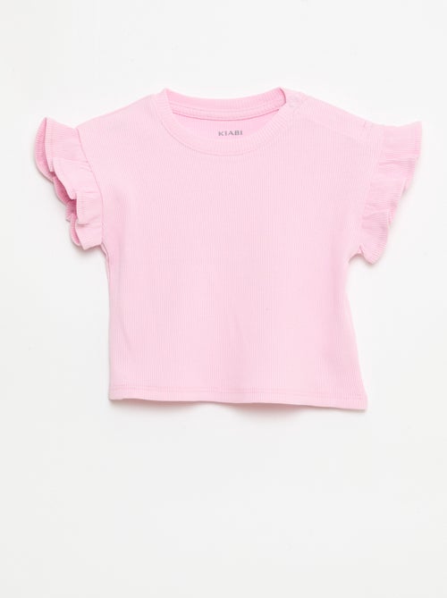 Set van 2 T-shirts met korte mouwen van jerseytricot - Kiabi