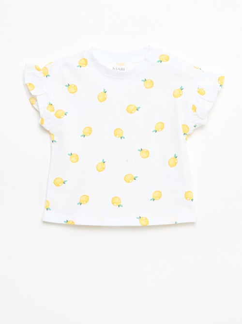 Set van 2 T-shirts met korte mouwen van jerseytricot - Kiabi