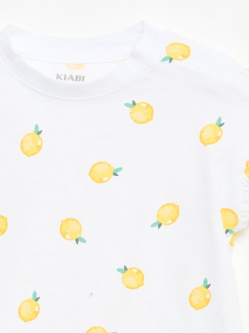 Set van 2 T-shirts met korte mouwen van jerseytricot - Kiabi