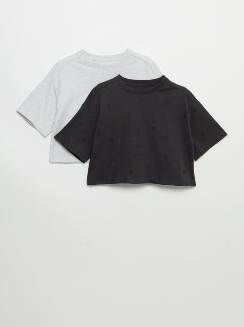 Set van 2 T-shirts met korte mouwen - Kiabi