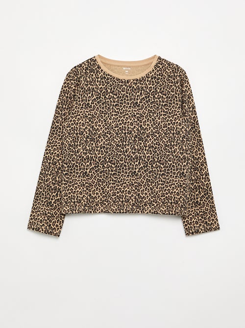 Set van 2 T-shirts met lange mouwen - Kiabi